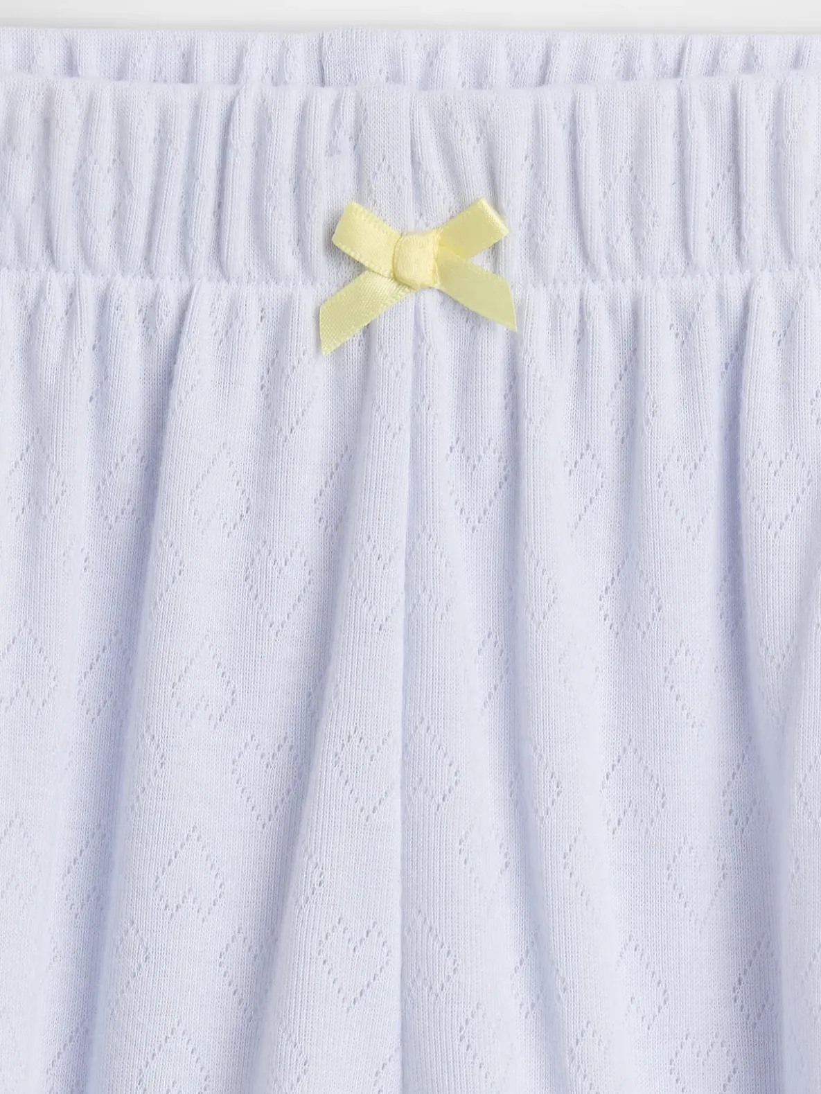 Kids Recycled Pointelle PJ Shorts