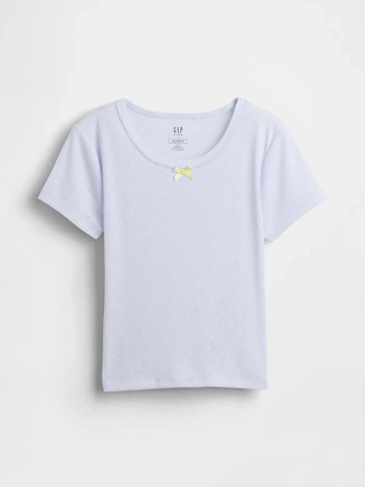 Kids Recycled Pointelle PJ T-Shirt