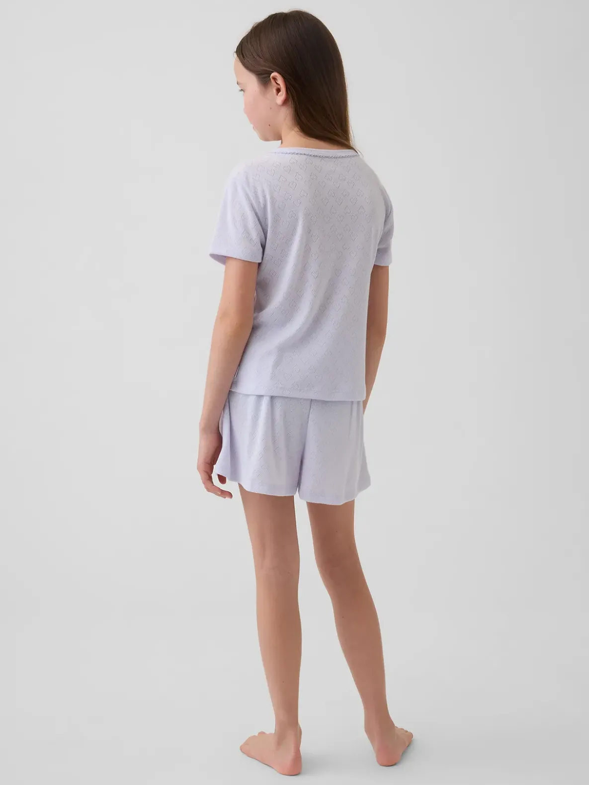 Kids Recycled Pointelle PJ T-Shirt