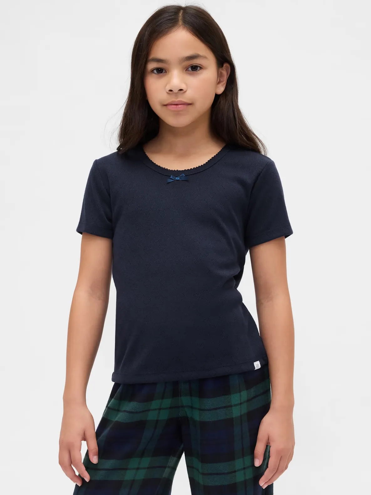 Kids Recycled Pointelle PJ T-Shirt