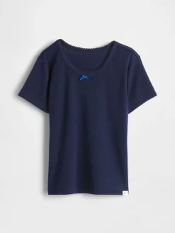 Kids Recycled Pointelle PJ T-Shirt