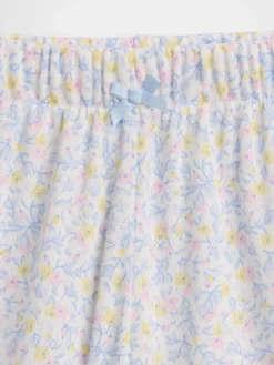 Kids Recycled Pointelle PJ Shorts