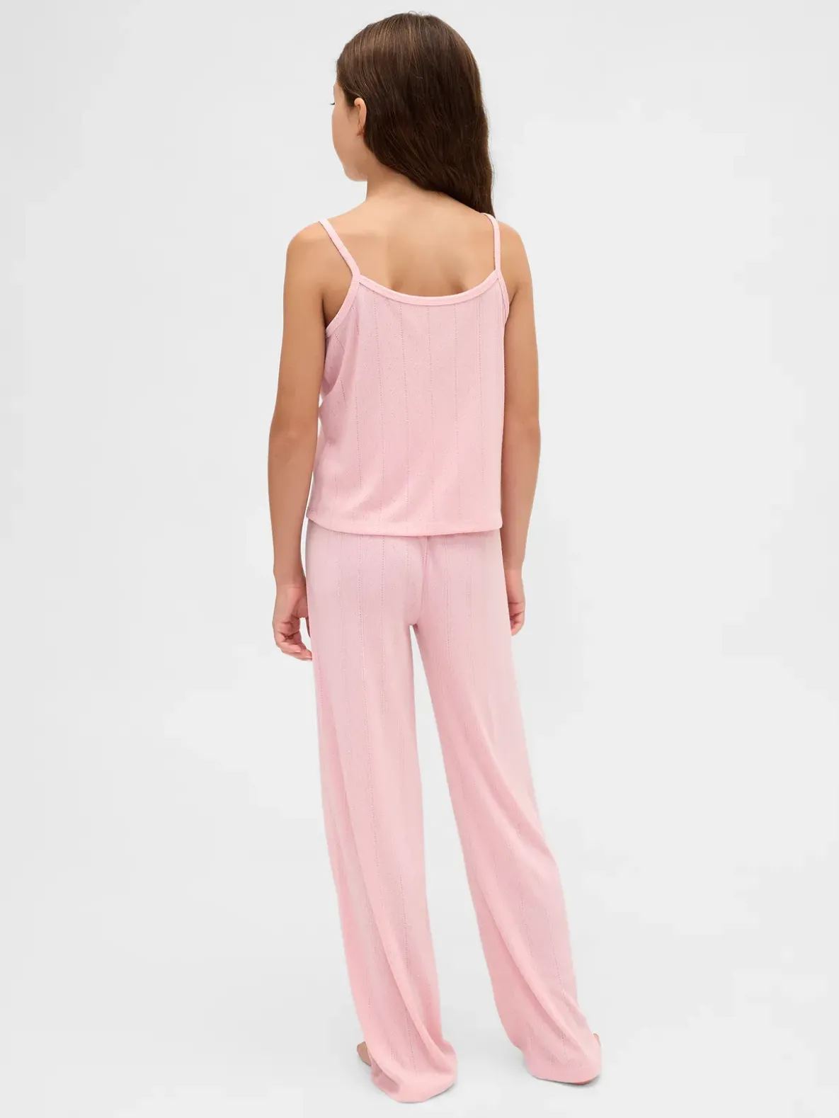 Kids Recycled Pointelle Tank PJ Set