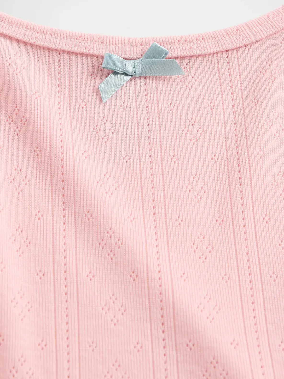 Kids Recycled Pointelle Tank PJ Set