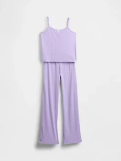 Kids Recycled Pointelle Tank PJ Set