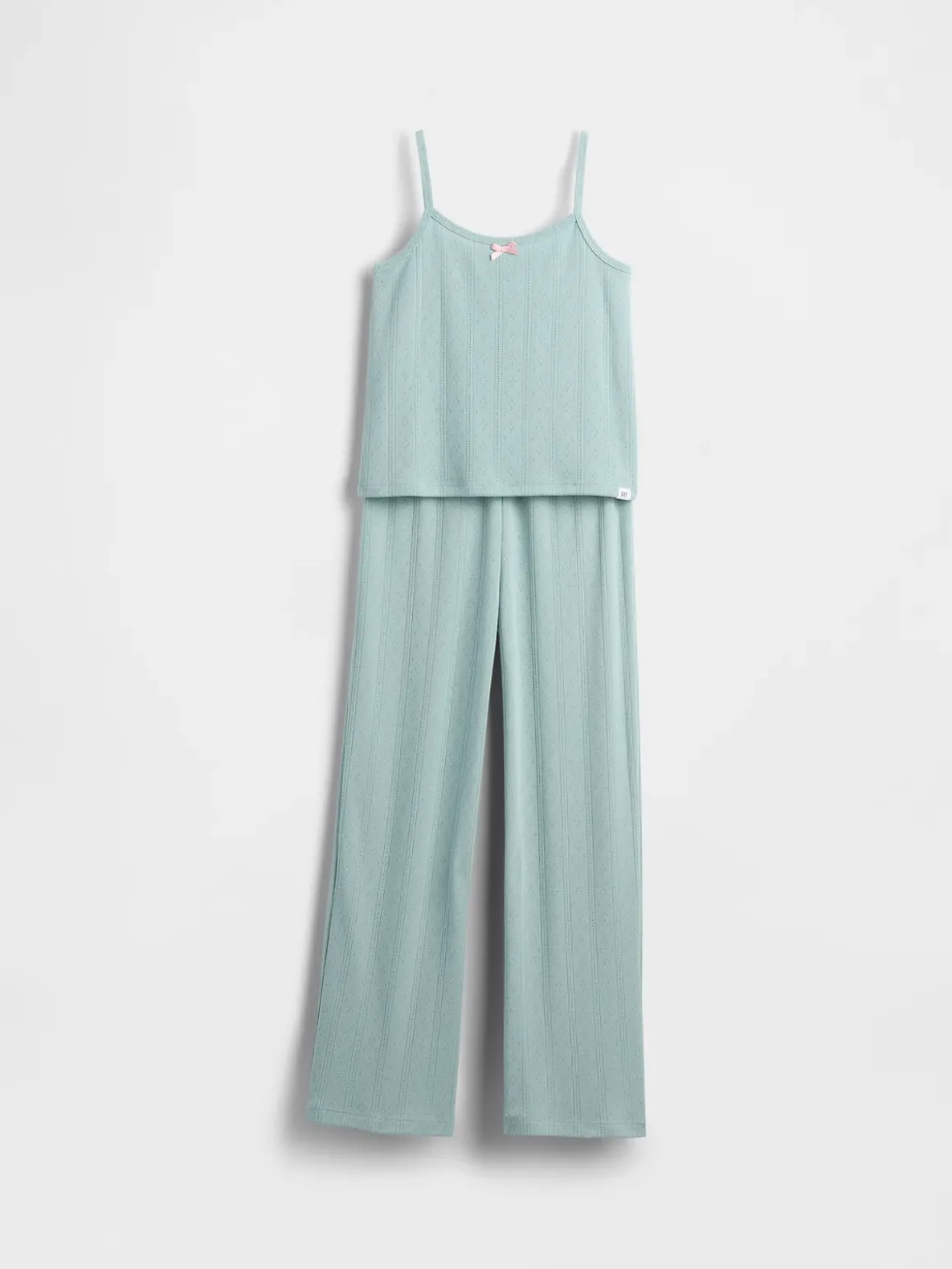 Kids Recycled Pointelle Tank PJ Set