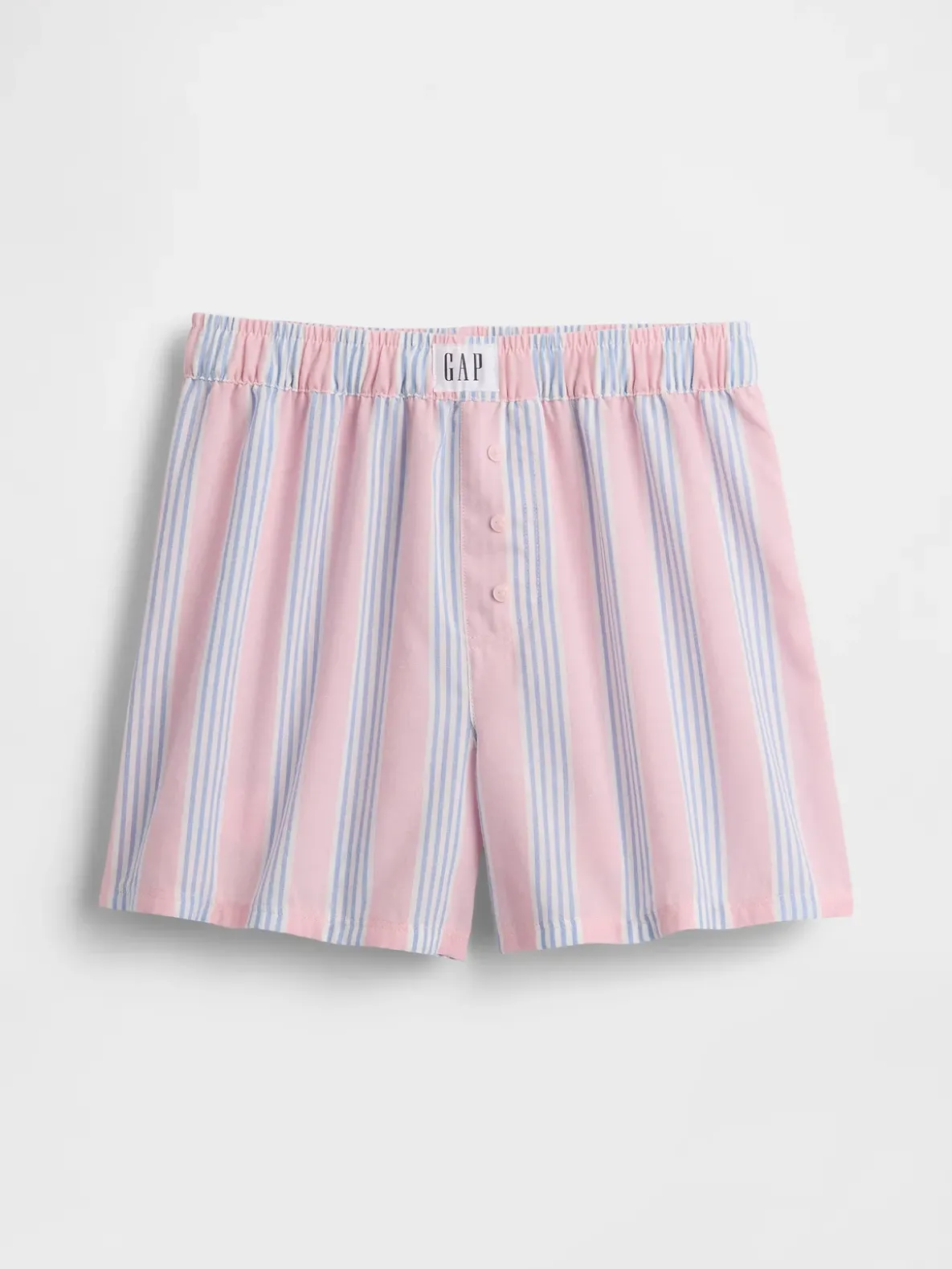 Kids Recycled Poplin PJ Boxer Shorts