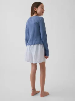 Kids Recycled Poplin PJ Boxer Shorts
