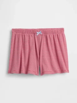 Kids Recycled Rib PJ Shorts