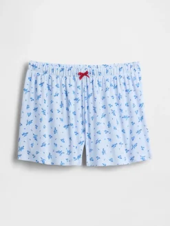 Kids Recycled Rib PJ Shorts