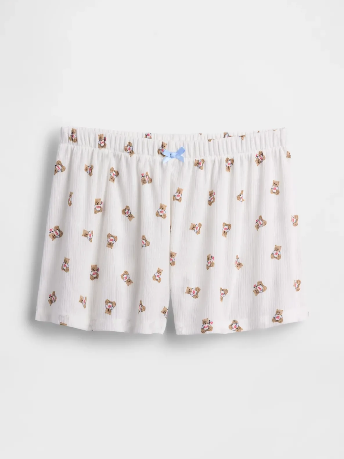 Kids Recycled Rib PJ Shorts