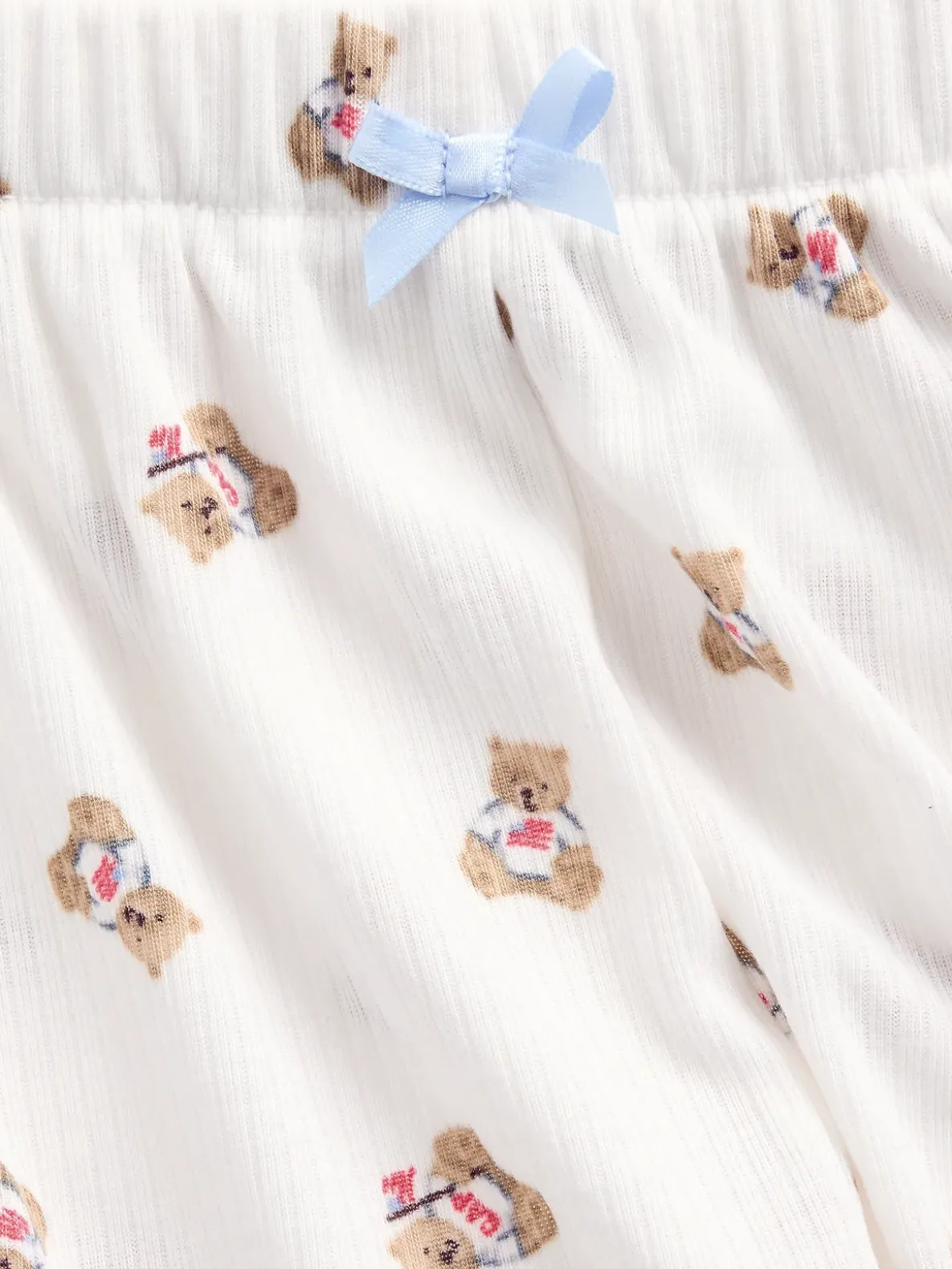 Kids Recycled Rib PJ Shorts