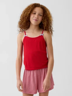 Kids Recycled Rib PJ Tank Top