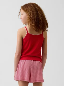 Kids Recycled Rib PJ Tank Top