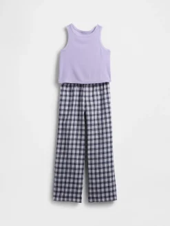 Kids Recycled Tank PJ Set