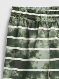 Kids Recycled Tie-Dye Stripe PJ Shorts