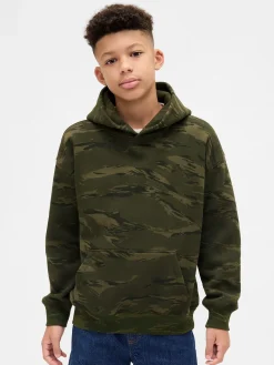Kids Relaxed Camo Hoodie