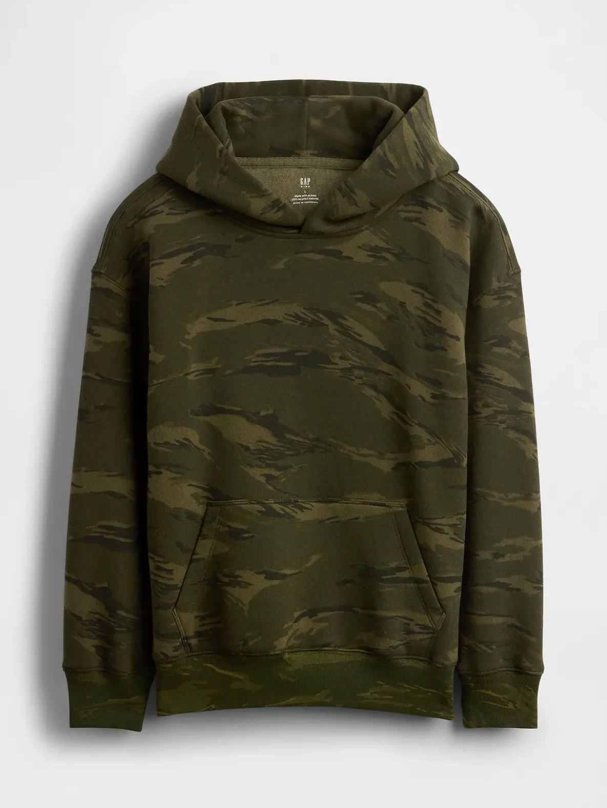 Kids Relaxed Camo Hoodie