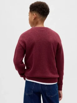 Kids Relaxed Crewneck Sweater