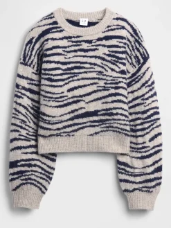 Kids Relaxed Crewneck Sweater