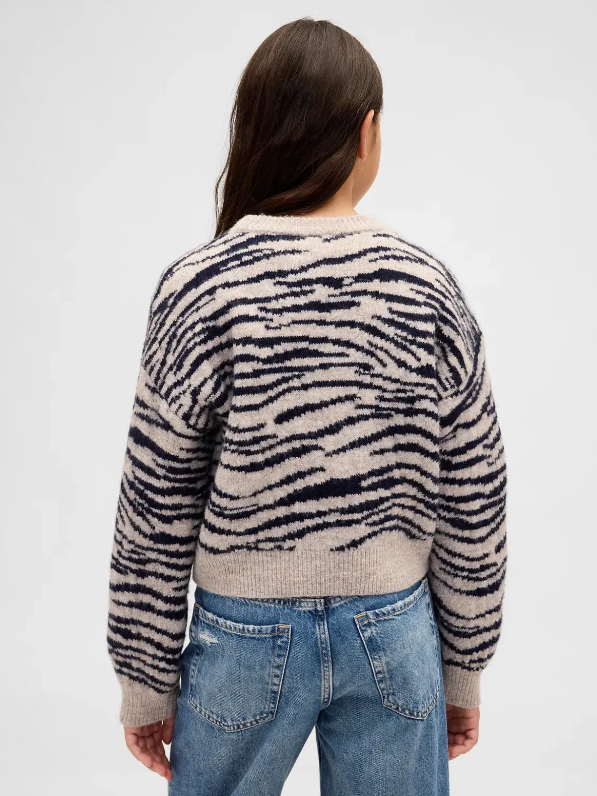 Kids Relaxed Crewneck Sweater