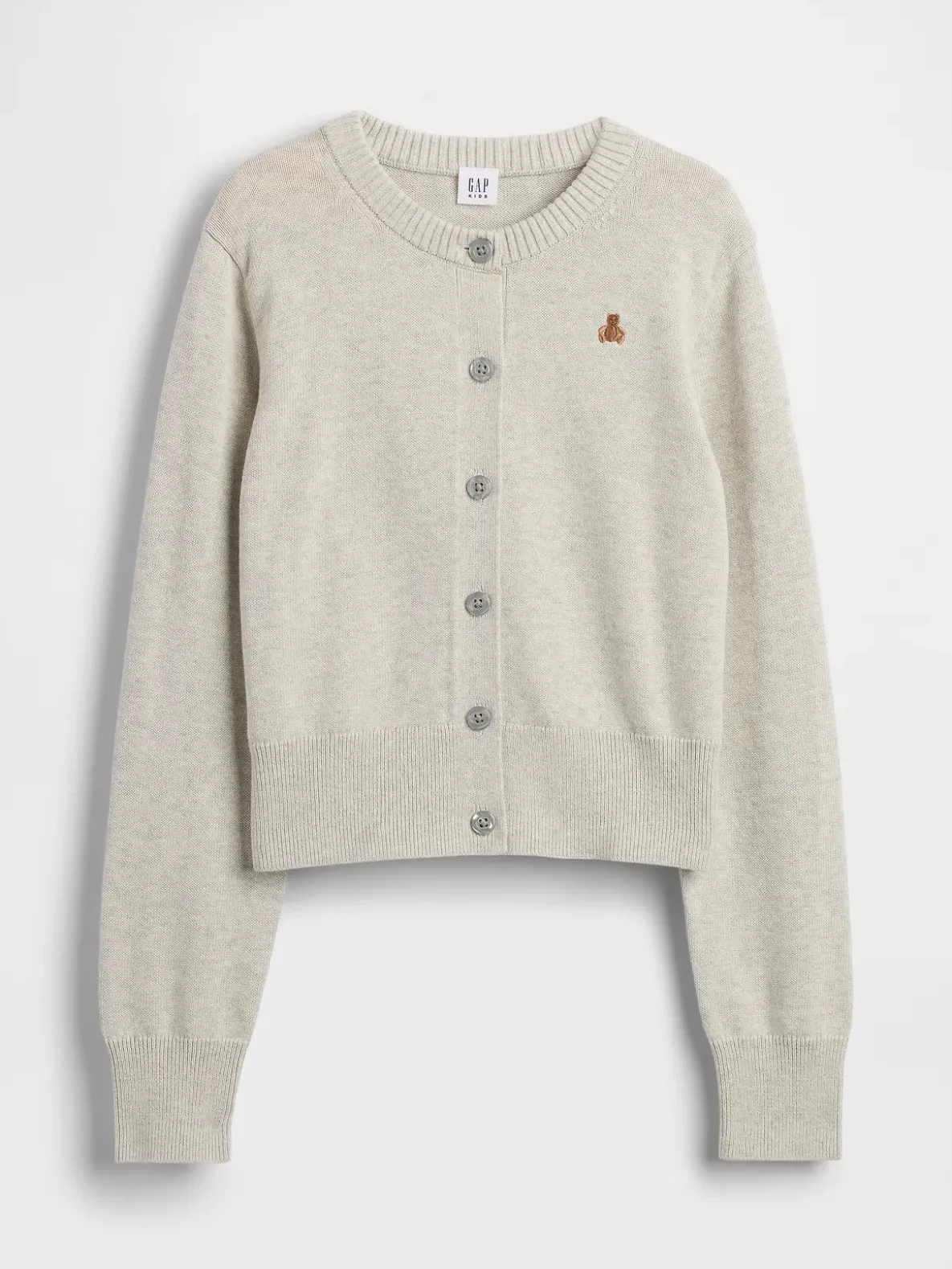 Kids Relaxed Crop Cardigan