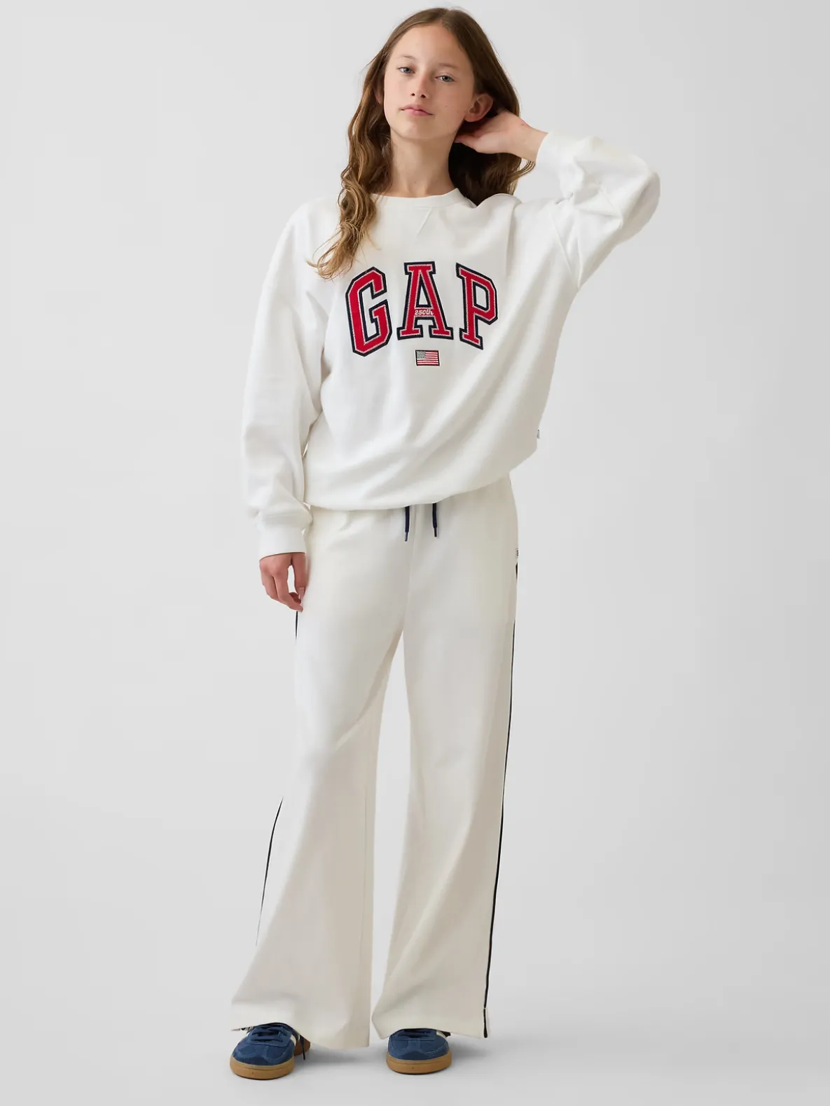 Kids Relaxed Easy Wide-Leg Pants