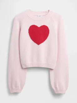Kids Relaxed Graphic Crewneck Sweater