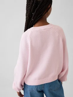Kids Relaxed Graphic Crewneck Sweater