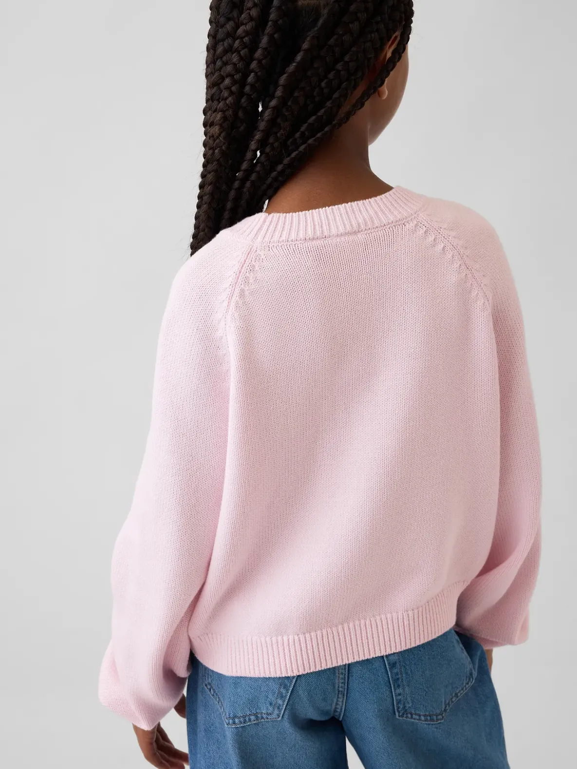 Kids Relaxed Graphic Crewneck Sweater