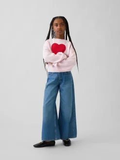 Kids Relaxed Graphic Crewneck Sweater