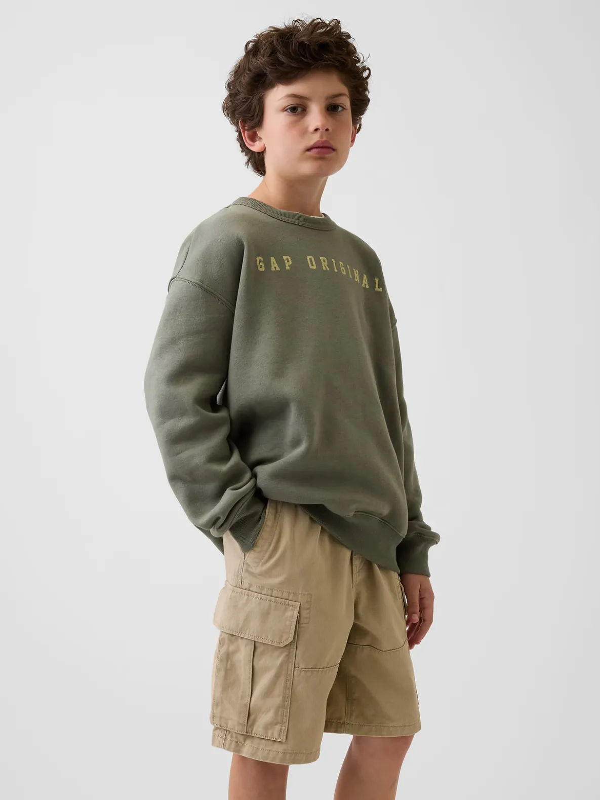 Kids Relaxed Graphic Sweatshirt