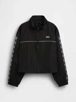 Kids Relaxed Logo Windbreaker Jacket