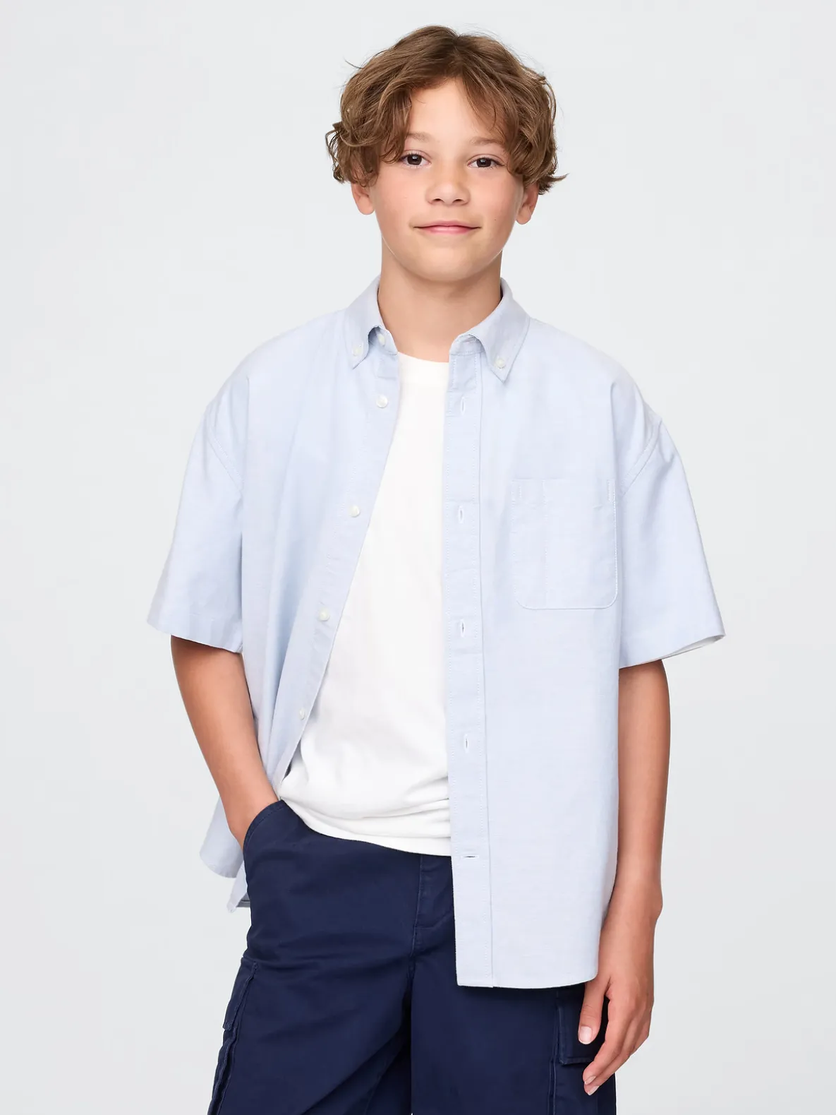 Kids Relaxed Oxford Shirt