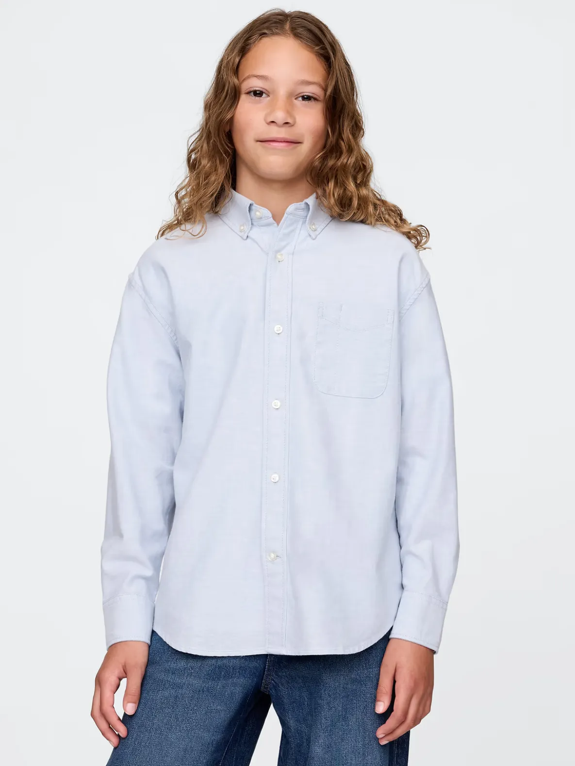 Kids Relaxed Oxford Shirt