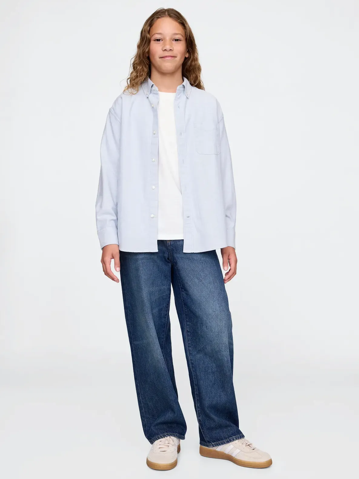 Kids Relaxed Oxford Shirt