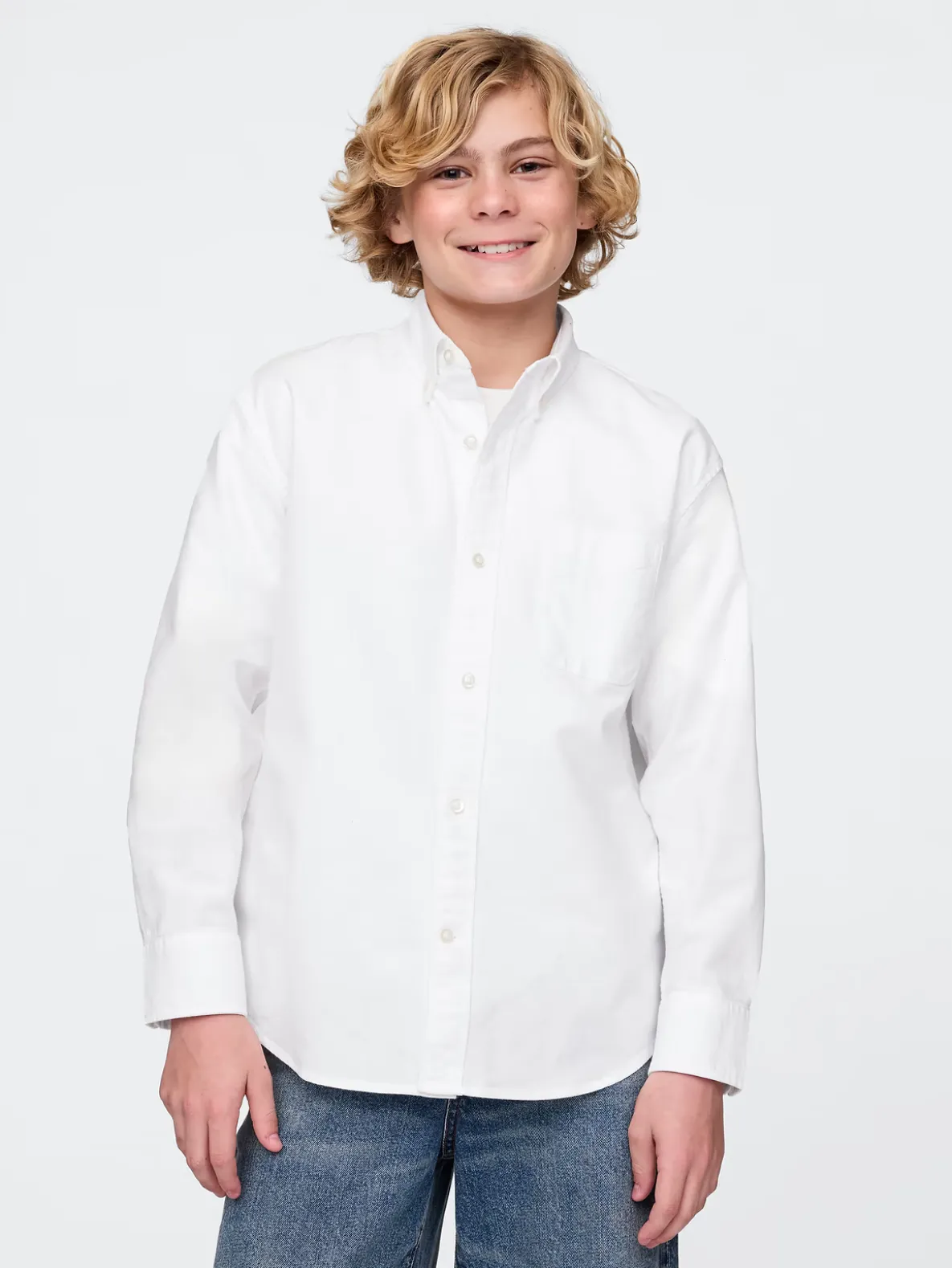 Kids Relaxed Oxford Shirt