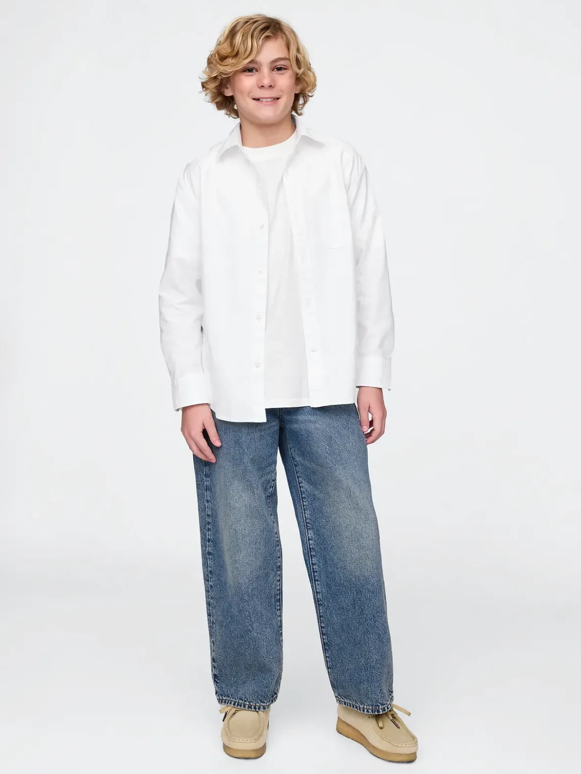 Kids Relaxed Oxford Shirt