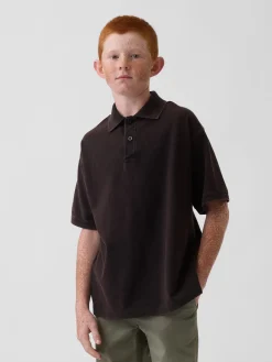 Kids Relaxed Pique Polo Shirt