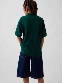 Kids Relaxed Pique Polo Shirt