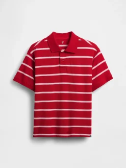 Kids Relaxed Pique Polo Shirt