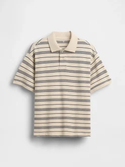 Kids Relaxed Pique Polo Shirt