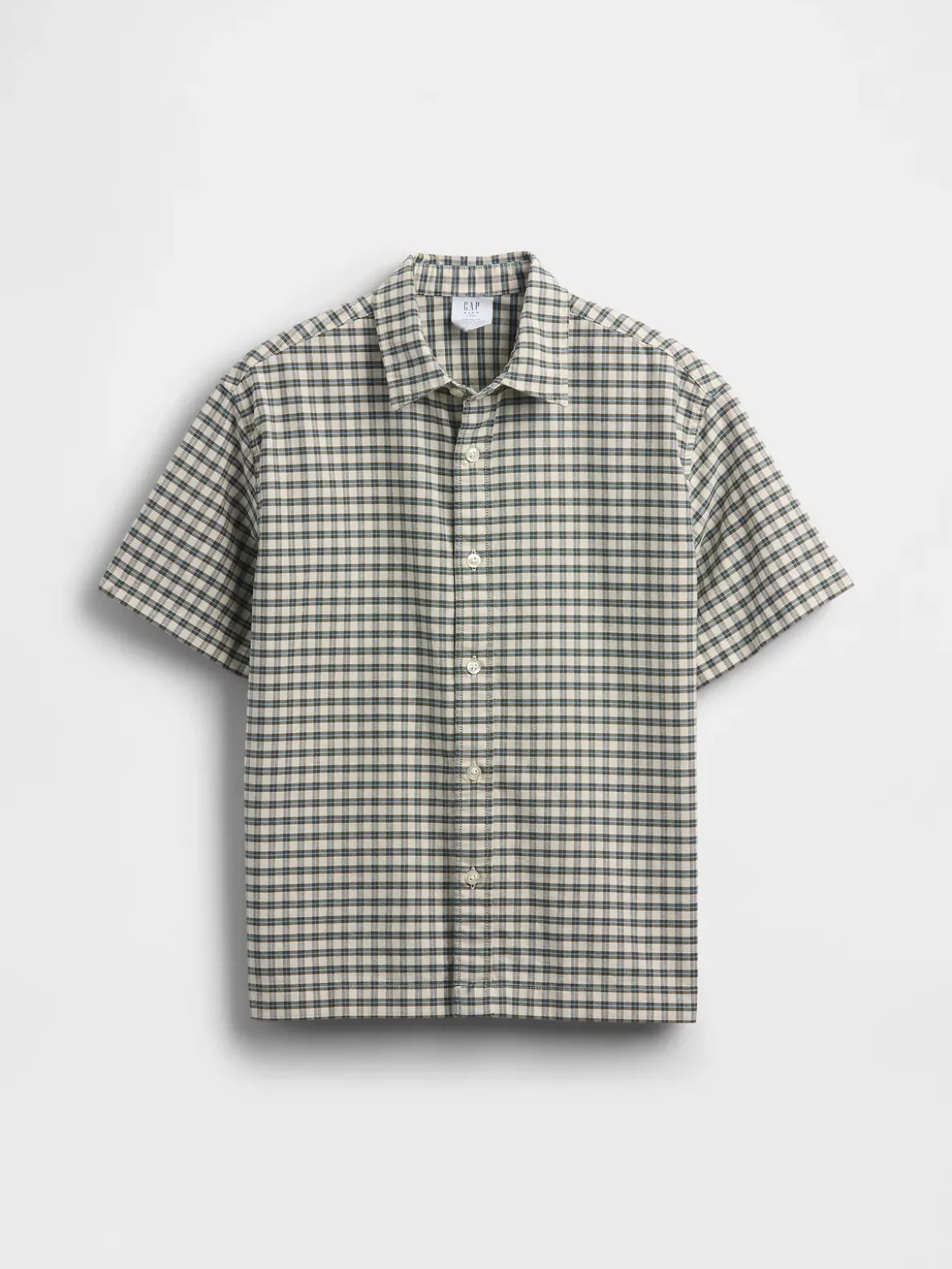 Kids Relaxed Plaid Oxford Shirt