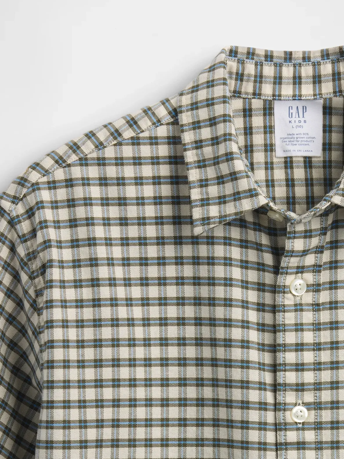 Kids Relaxed Plaid Oxford Shirt