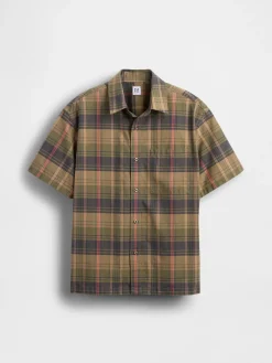 Kids Relaxed Plaid Shirt