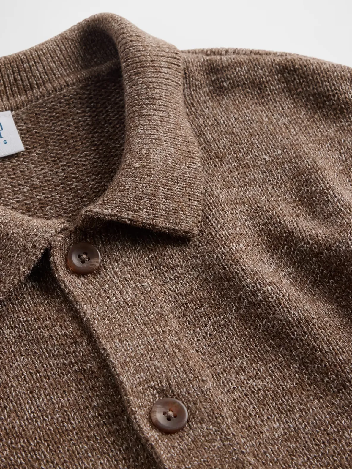 Kids Relaxed Polo Cardigan Sweater