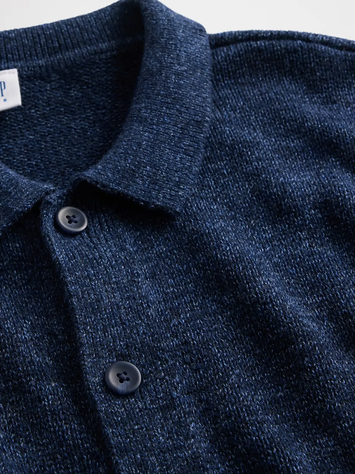 Kids Relaxed Polo Cardigan Sweater