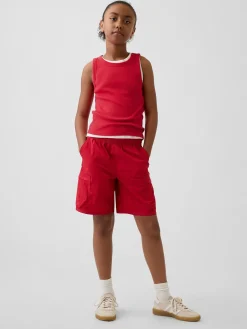 Kids Relaxed Quick-Dry Cargo Shorts