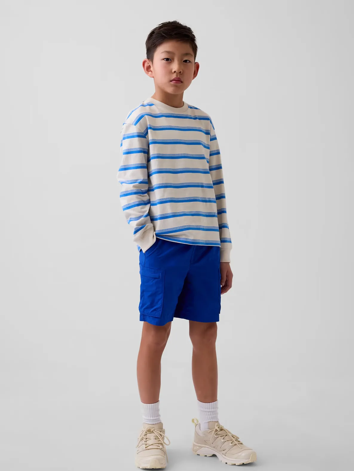 Kids Relaxed Quick-Dry Cargo Shorts