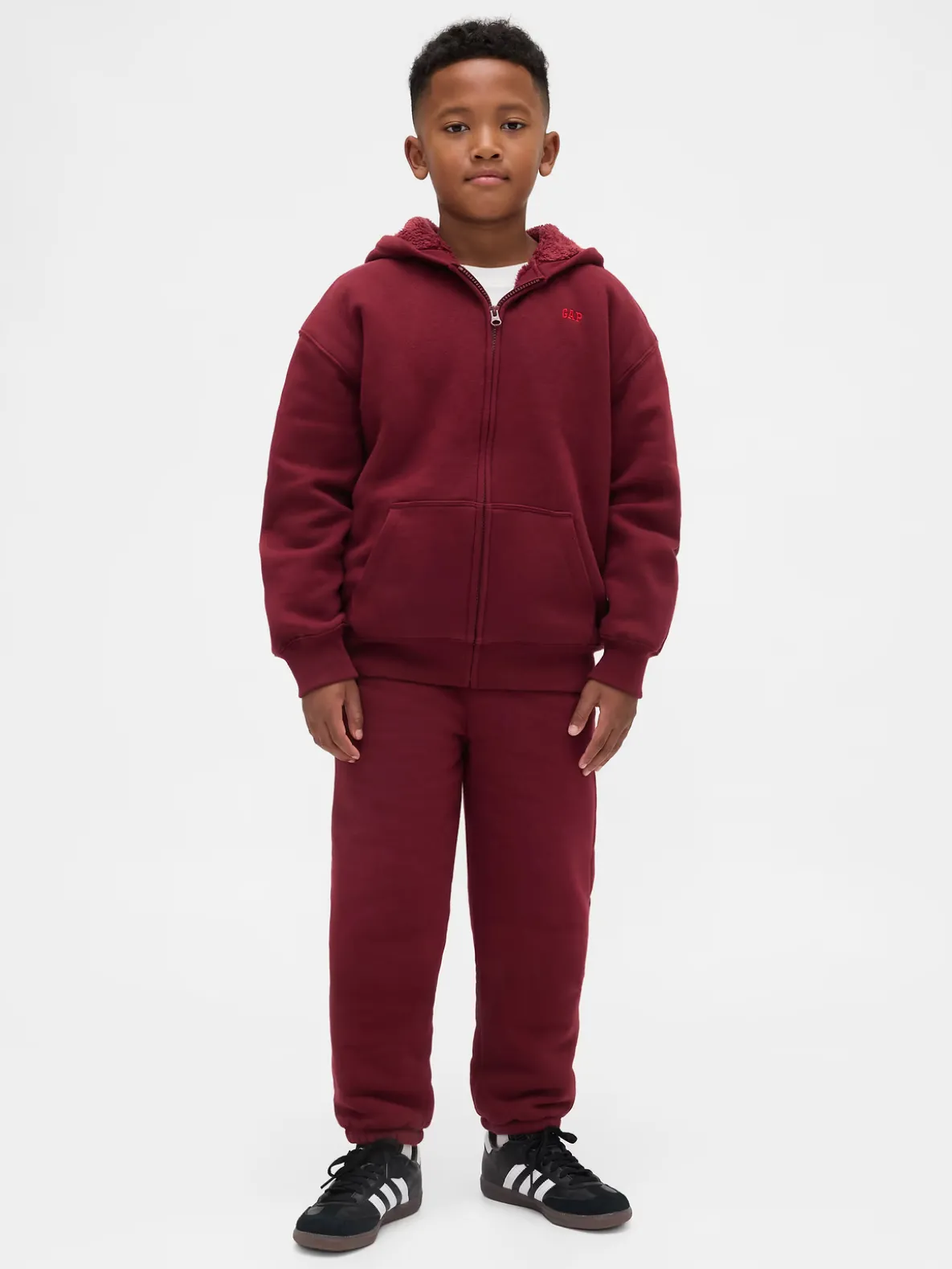 Kids Relaxed Sherpa-Lined Joggers